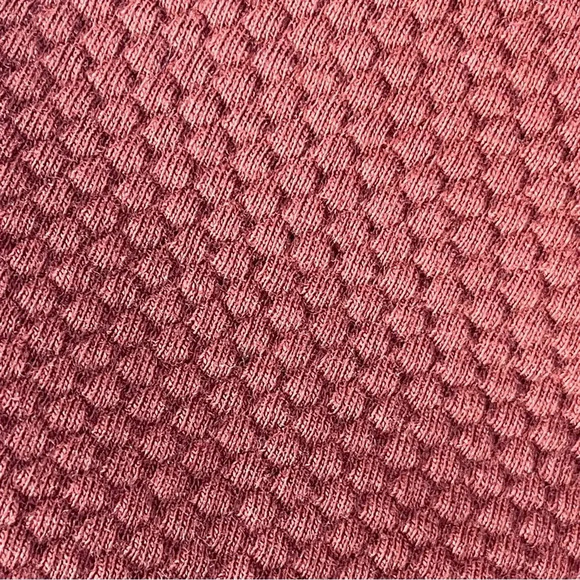 ZARA MAN Maroon Red Textured Regular Short Sleeve Knit Polo Shirt Medium size - Picture 5 of 6